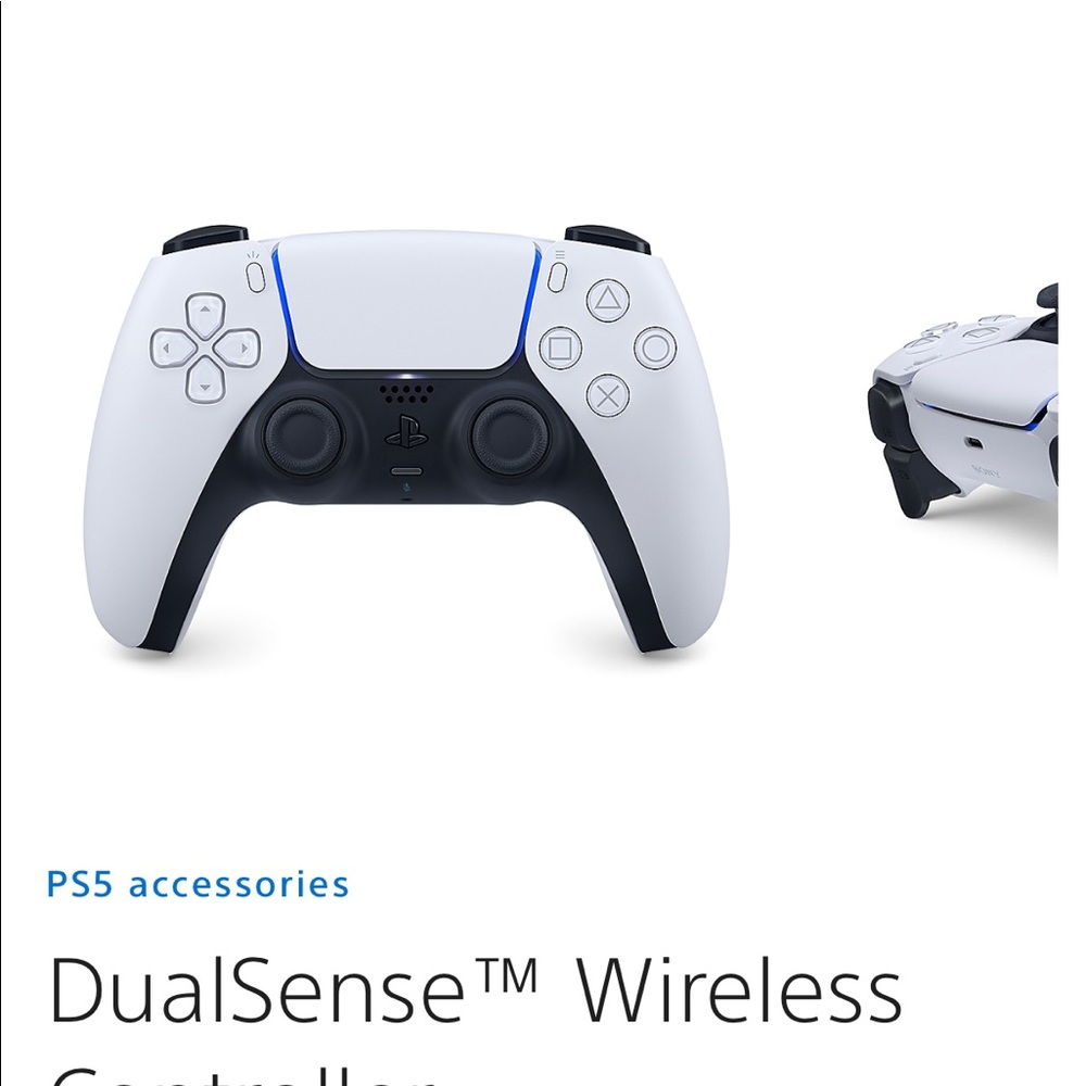 ps5 controller white